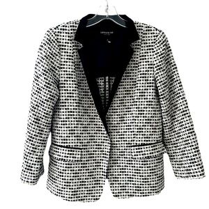 Lafayette 148 New York - Blue & White Blazer Jacket Size 8